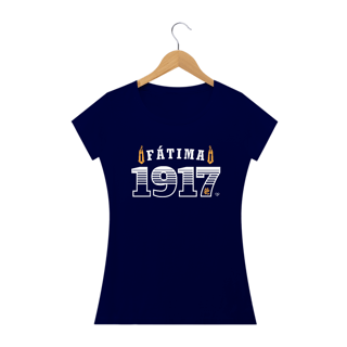 Nome do produto Camiseta Nossa Senhora de Fátima - 1917 - feminina