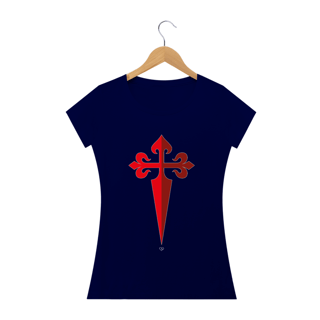 Nome do produto Camiseta Cruz de Santiago - Feminina