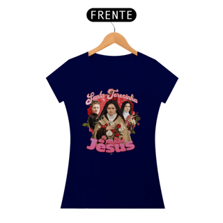 Nome do produto Camiseta Santa Teresinha Bootleg - Feminina