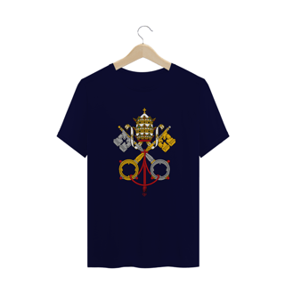 Nome do produto Camiseta Brasão do Vaticano - Plus Size