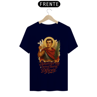 Nome do produto Camiseta Santo Expedito - Horas Difíceis