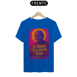 Nome do produto Camiseta São João Paulo II - O Amor me ensinou tudo