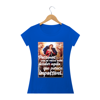 Nome do produto Camiseta Nossa Senhroa Desatadora dos Nós - Feminina