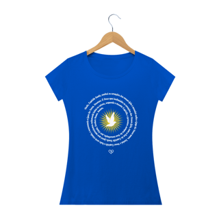 Nome do produto Camiseta Oração do Espírito Santo - feminina