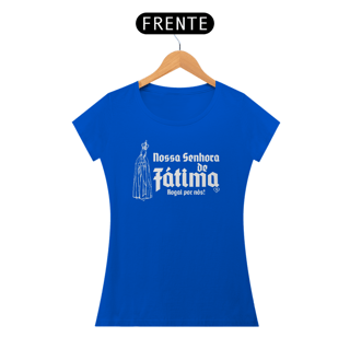 Nome do produto Camiseta Nossa Senhora de Fátima, Rogai por nós