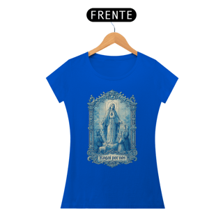 Nome do produto Camiseta Nossa Senhora de Fátima - Azulejo Português - f