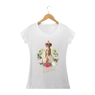 Nome do produto Camiseta Nossa Senhora de Fátima - Feminina