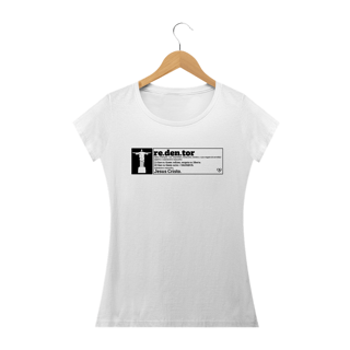 Nome do produto Camiseta Jesus Cristo Redentor Definição - Feminina