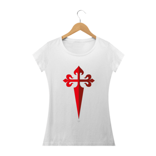 Nome do produto Camiseta Cruz de Santiago - Feminina