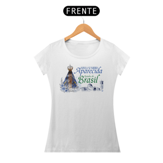 Nome do produto Camiseta Nossa Senhora Aparecida - Rainha do Brasil - F