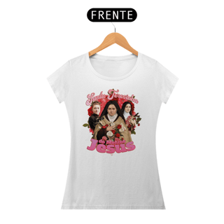 Nome do produto Camiseta Santa Teresinha Bootleg - Feminina