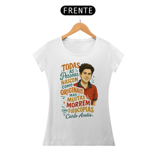 Nome do produto Camiseta Carlo Acutis - Fotocópias