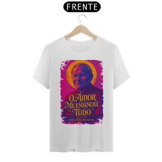 Nome do produto Camiseta São João Paulo II - O Amor me ensinou tudo