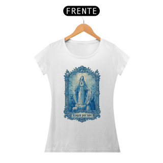 Nome do produto Camiseta Nossa Senhora de Fátima - Azulejo Português - f