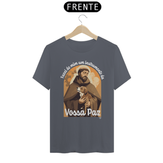 Nome do produto Camiseta São Francisco de Assis - Vossa Paz