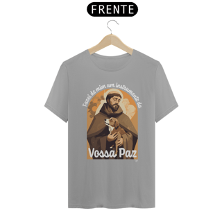 Nome do produto Camiseta São Francisco de Assis - Vossa Paz
