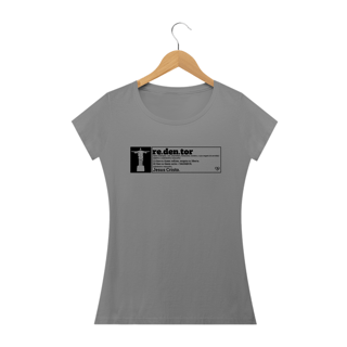 Nome do produto Camiseta Jesus Cristo Redentor Definição - Feminina