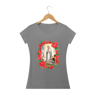 Nome do produto Camiseta Aparição de Nossa Senhora - Feminina
