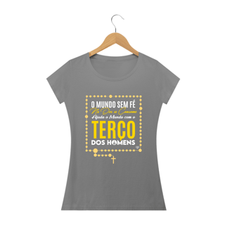 Nome do produto Camiseta Terço dos Homens - Feminina