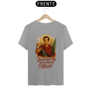 Nome do produto Camiseta Santo Expedito - Horas Difíceis