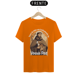 Nome do produto Camiseta São Francisco de Assis - Vossa Paz