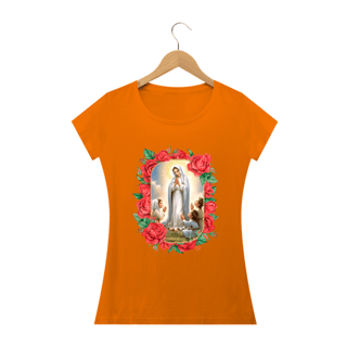 Nome do produto Camiseta Aparição de Nossa Senhora - Feminina