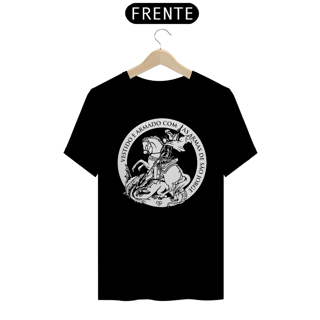 Nome do produto Camiseta São Jorge - Vestido e Armado - Cores Escuras