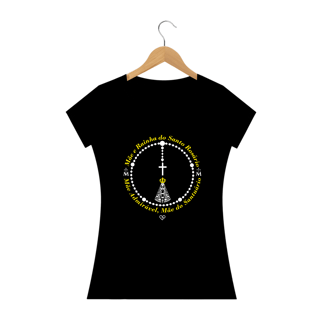 Nome do produto Camiseta Mãe e Rainha do Santo Rosário