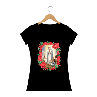 Nome do produto Camiseta Aparição de Nossa Senhora - Feminina