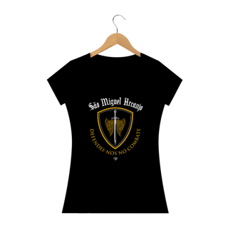 Nome do produto Camiseta São Miguel Arcanjo - Invocação - Feminina