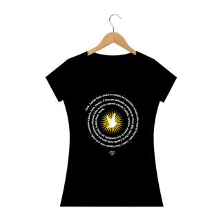 Nome do produto Camiseta Oração do Espírito Santo - feminina