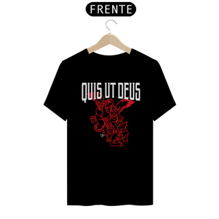 Nome do produto Camiseta São Miguel Quis ut Deus - Escura