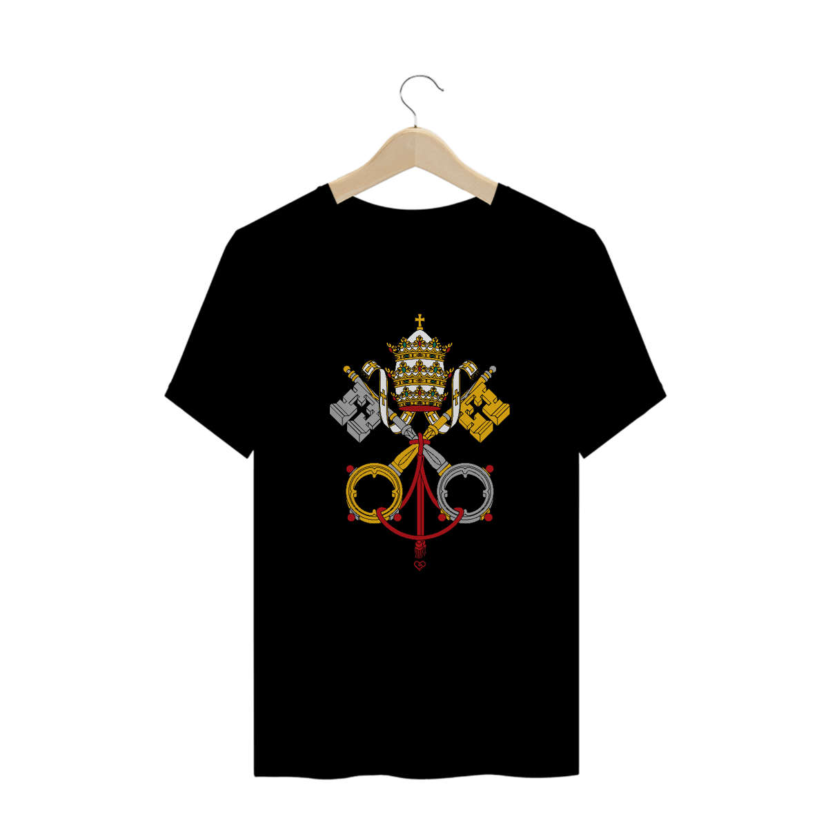 Nome do produto: Camiseta Brasão do Vaticano - Plus Size