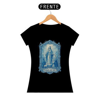 Nome do produto Camiseta Nossa Senhora de Fátima - Azulejo Português - f