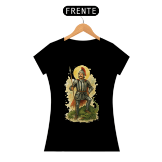 Nome do produto Camiseta São Jorge Alvinegro - Feminina