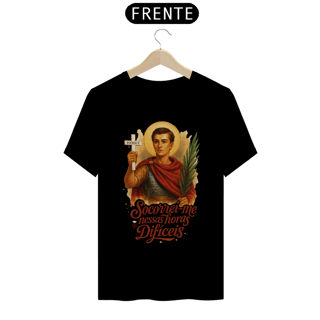 Nome do produto Camiseta Santo Expedito - Horas Difíceis