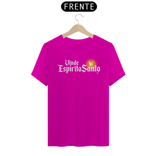 Nome do produto Camiseta Vinde Espírito Santo - tons escuros