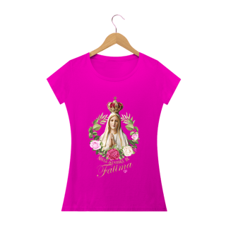 Nome do produto Camiseta Nossa Senhora de Fátima - Feminina