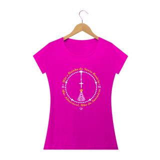 Nome do produto Camiseta Mãe e Rainha do Santo Rosário