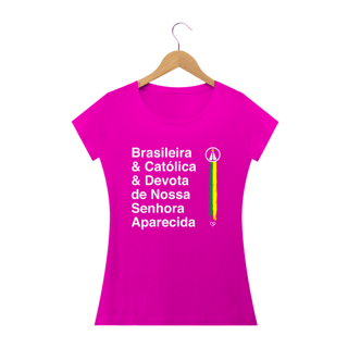 Nome do produto Camiseta Brasileira Devota - Feminina