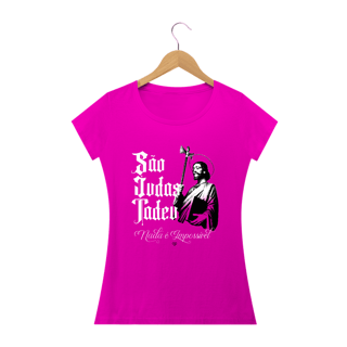 Nome do produto Camiseta São Judas Tadeu - Nada é Impossível - Feminina