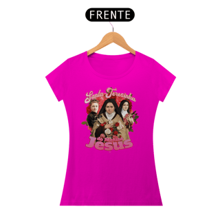 Nome do produto Camiseta Santa Teresinha Bootleg - Feminina