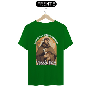 Nome do produto Camiseta São Francisco de Assis - Vossa Paz