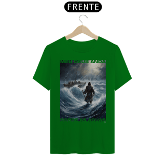 Nome do produto Camiseta Jesus Cristo andando sobre as águas