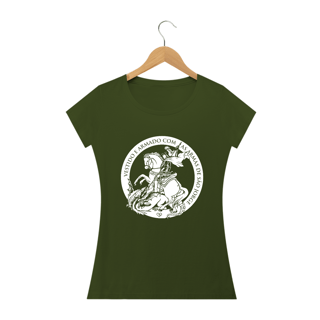 Nome do produto Camiseta São Jorge - Vestido e Armado - Feminina
