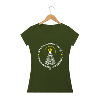 Nome do produto Camiseta Nossa Senhora Aparecida - Consagração a Nossa Senhora - Feminina