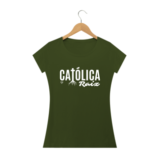 Nome do produto Camiseta Católica Raiz - Feminina