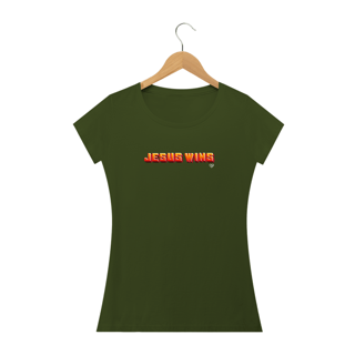 Nome do produto Camiseta Jesus Wins - Feminina