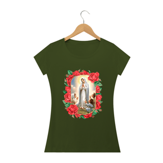 Nome do produto Camiseta Aparição de Nossa Senhora - Feminina