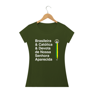 Nome do produto Camiseta Brasileira Devota - Feminina